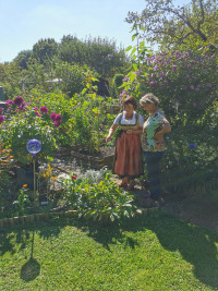 Lässt sich bei ihren Kleingarten- besuchen inspirieren
