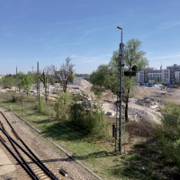 Noch wird das Areal für die neue Bebauung geräumt